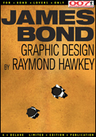 007 MAGAZINE ISSUE 54 - Graphic design by Raymond Hawkey - THUNDERBALL Pan paperback cover 