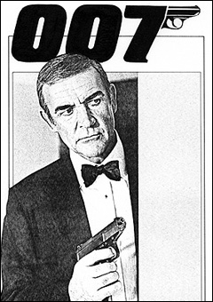 Rough layout for 007 MAGAZINE Issue #14