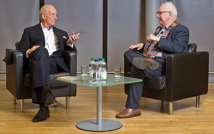 charles Dance and Don Boyd at the 2013 BFI screening of Goldeneye