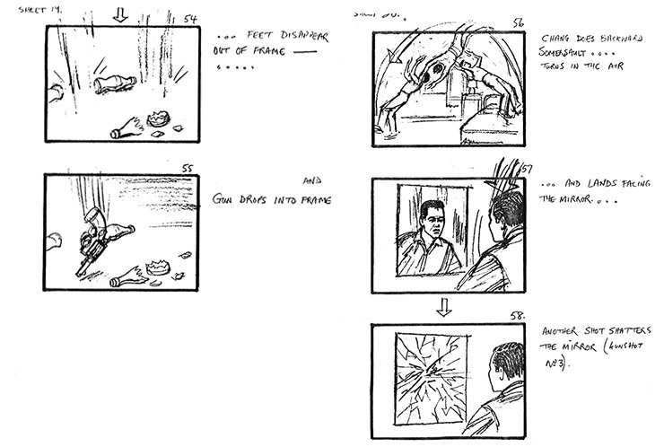 Goldeneye (1989) storyboards