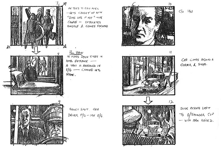 Goldeneye (1989) storyboards