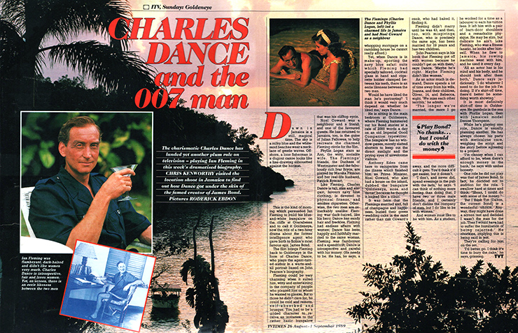 Goldeneye TV Times Spread 26 August - 1 September 1989