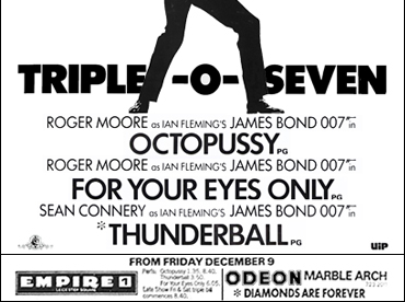 Triple - O - Seven Empire Leicester Square December 1983