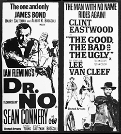 Dr. No/The Good, The Bad and The Ugly newspaper block