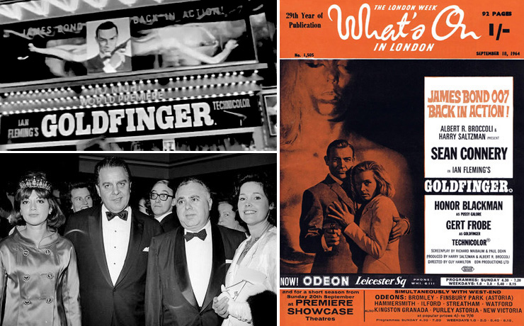 Goldfinger Odeon Leicester Square 1964