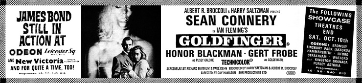 Goldfinger PREMIERE SHOWCASE presentation