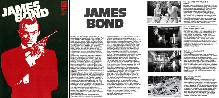 National Film Theatre 1980 James Bond season