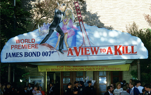A View To A Kill San Fransisco premiere 1985