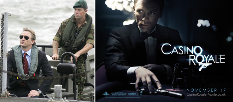 Daniel Craig announced as the new James Bond/Casino Royale teaser poster