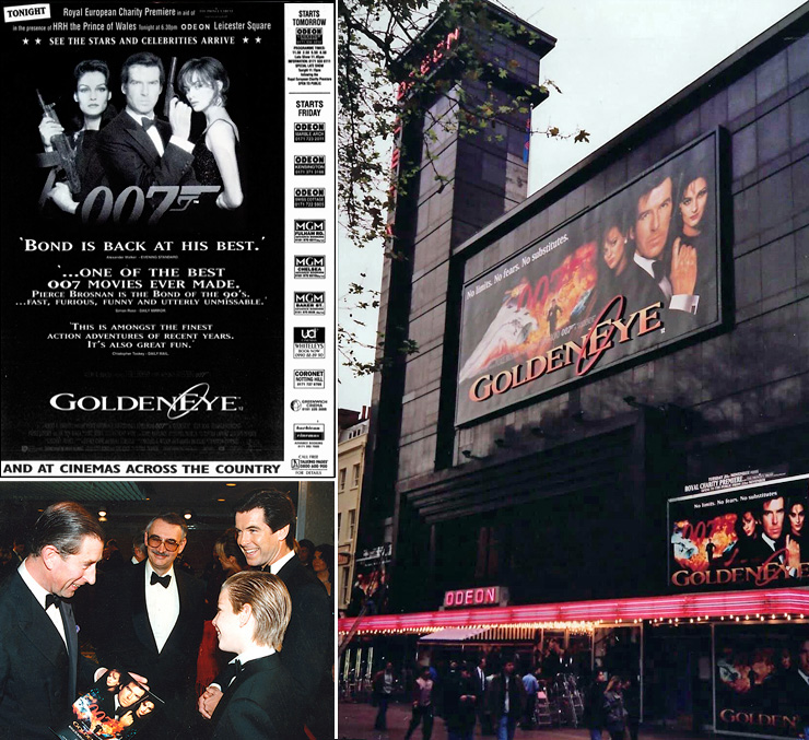 GoldenEye Royal European Charity Premiere Odeon Leicester Square 