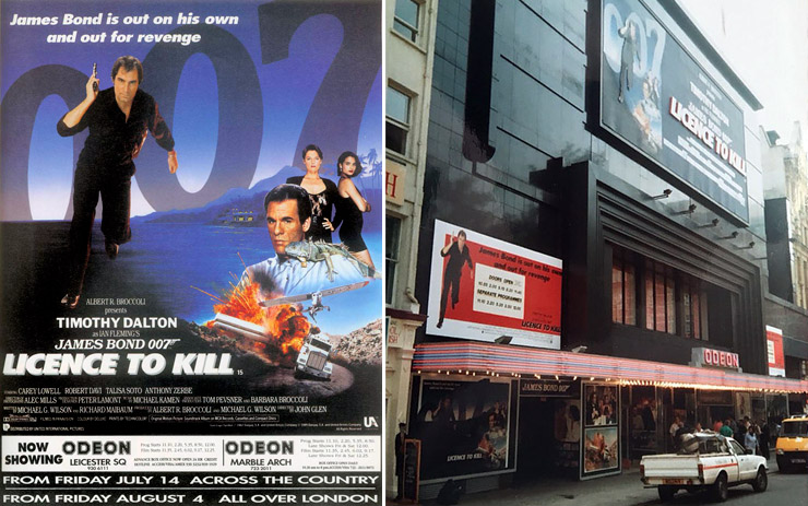 Licence To Kill Odeon Leicester Square 1989