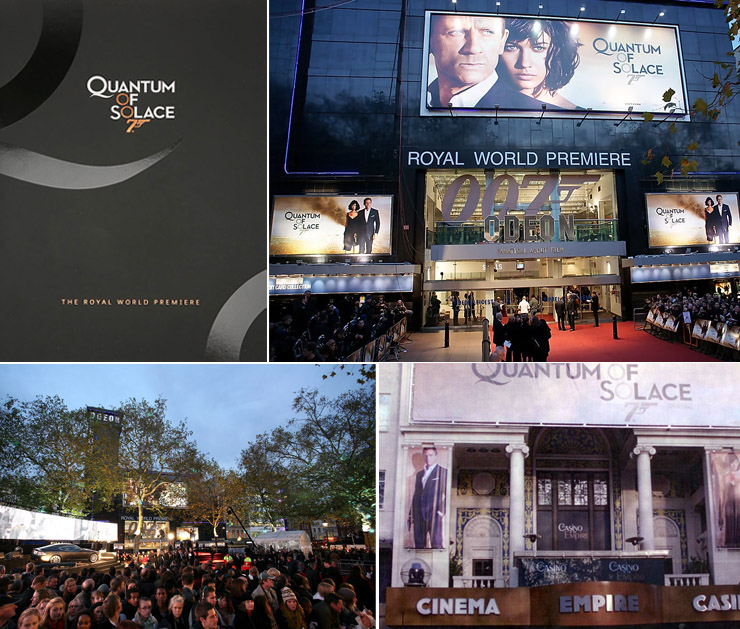Quantum of Solace premiere Odeon Leicester Square
