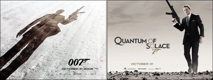 Quantum of Solace teaser poster