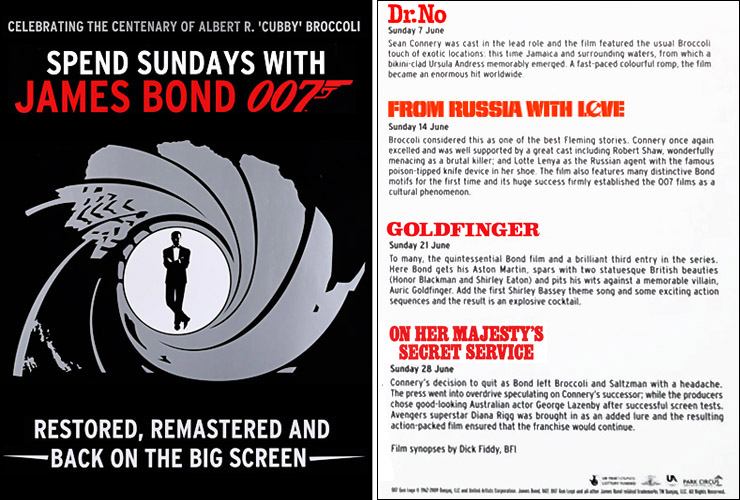 Spend Sundays With James Bond