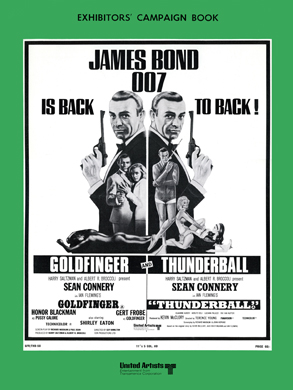 Goldfinger/Thunderball pressbook
