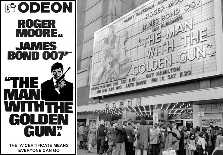 The Man With The Golden Gun ODEON Leicester Square 1975