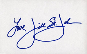 Jill St John autograph
