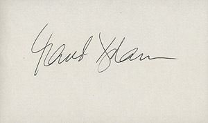 Maud Adams autograph
