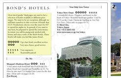 Bond's Hotels page