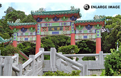 Mausoleum area at Dragon Garden, Hong Kong from The Man With The Golden Gun