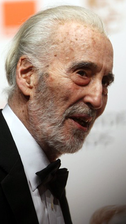 Christopher Lee at the 2011 BAFTA's