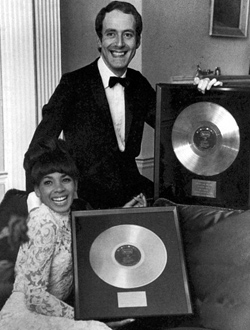 Shirley Bassey and James Bond composer John Barry 