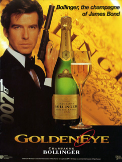 Bollinger poster GoldenEye (1995)