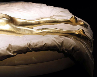 The iconic 'golden girl' from the 1964 James Bond classic Goldfinger (1964)