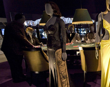 The Casino Room featuring costumes from Casino Royale (2006)