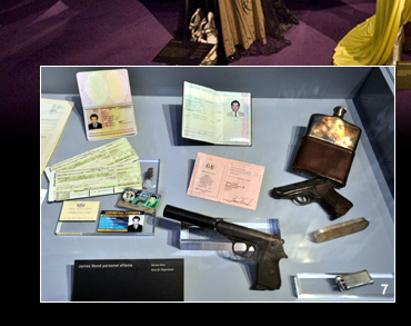 Props and personal effects created for James Bond