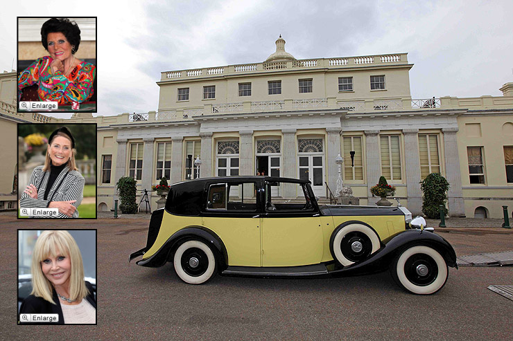 Goldfinger's Rolls Royce Phantom III makes a return visit to Stoke Park
