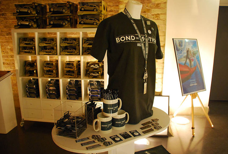 Bond in Motion merchandise