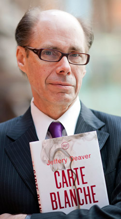 New James Bond author Jeffery Deaver launches CARTE BLANCHE in London