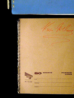 Kevin McClory's Thunderball notebooks