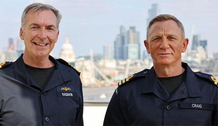 Daniel Craig Appointed Honorary Royal Navy Commander
