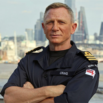 Daniel Craig -  Honorary Royal Navy Commander