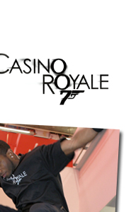 Free runners at the Casino Royale DVD lauch 