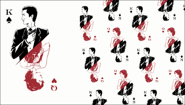 CASINO ROYALE endpapers