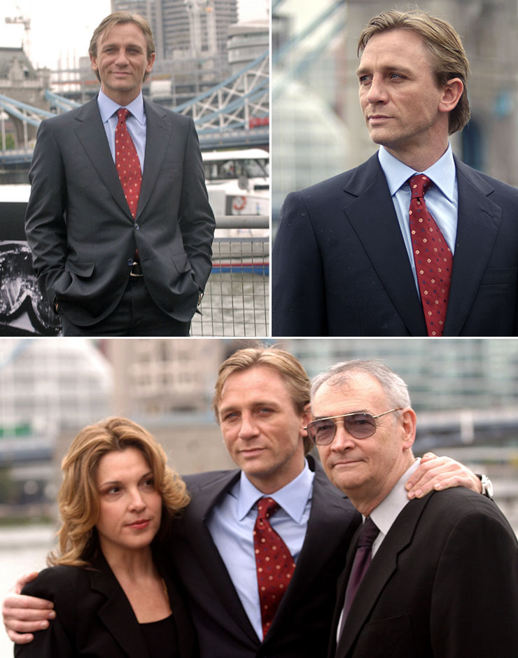 Daniel Craig is the new James Bond | Daniel Craig with Barbara Broccoli & Michael G. Wilson