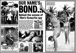 OUR NAME'S BOND... Behind the scenes of film's favourite spy