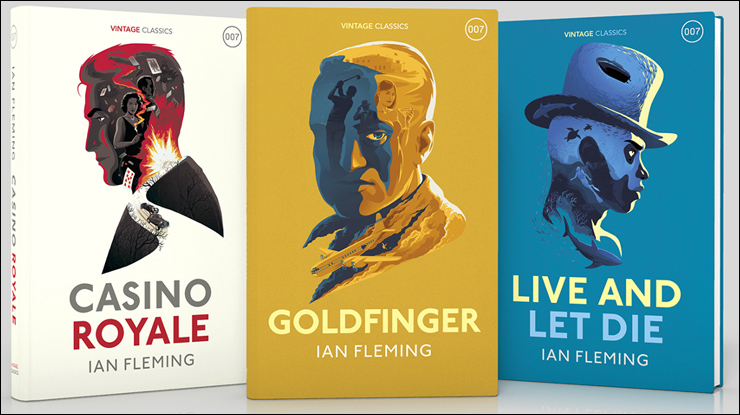 Ian Fleming Publications have announced that Vintage UK will be publishing hardback editions of CASINO ROYALE, LIVE AND LET DIE and GOLDFINGER this autumn.