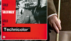 1964 Technicolor press ad promoting Goldfinger
