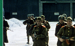 Russian troops carrying AK47s in GoldenEye (1995)