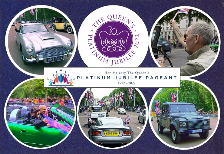 The Queen's Platinum Jubilee 1952-2022  The People's Pageant James Bond vehicle parade