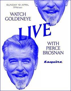 Join Esquire and Pierce Brosnan for a live GoldenEye watchalong 