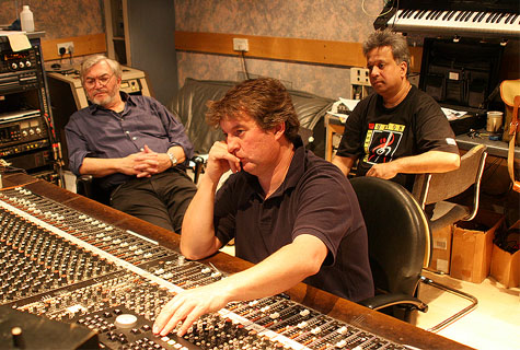 Monty Norman recording session
