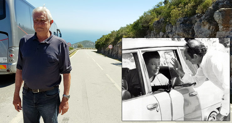 George Lazenby returns to the filming locations of On Her Majesty's Secret Service May 2019
