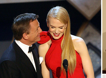 Daniel Craig shares a joke with Nicole Kidman