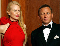 Daniel Craig and Nicole Kidman at the 79th Academy Awards
