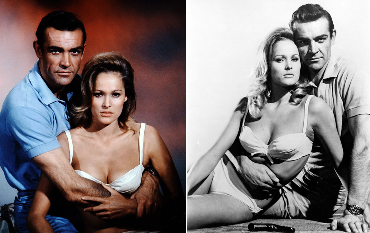 Sean Connery and Ursula Andress publicity sills Dr. No (1962)